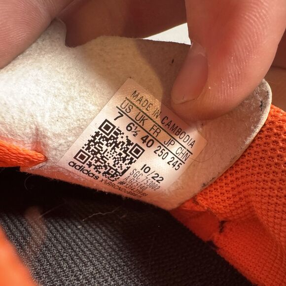 Adidas X Speedportal Messi .4 FXG Men's Size 7 Orange Soccer Cleats GZ5140 - Picture 8 of 8